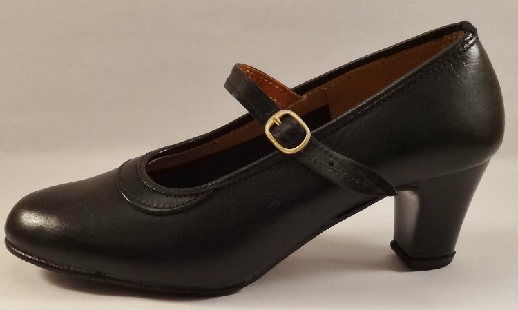 CHAUSSURES FLAMENCO OU SEVILLANE AVEC BRIDES CLOUTEES – Image 2
