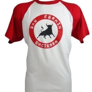 TEE SHIRT TORO CERCLE HOMME SAN-FERMIN BICOLOR