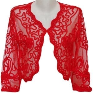 Bolero flamenco rouge