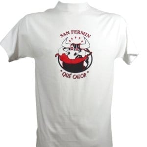 TEE-SHIRT HOMME QUE CALOR SAN-FERMIN
