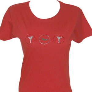 TEE SHIRT FEMME NIGERIA ROUGE