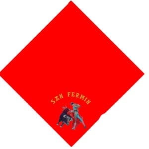 FOULARD CARRE TORERO SAN-FERMIN
