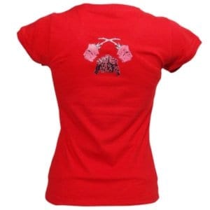 TEE-SHIRT FEMME ROSA ROUGE