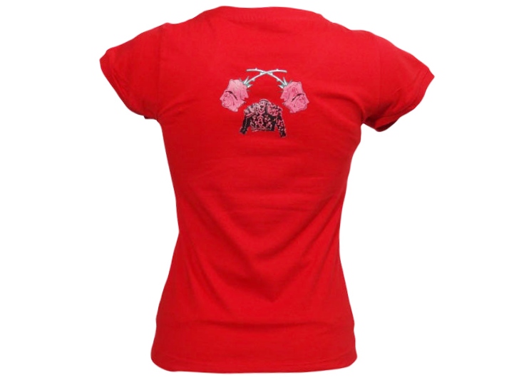 TEE-SHIRT FEMME ROSA ROUGE - Pimiento Salsa