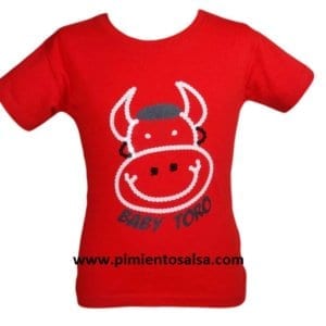 TEE-SHIRT ENFANT BABY TORO ROUGE