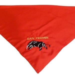 FOULARD CARRE TORO SAN-FERMIN