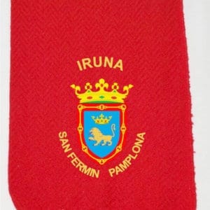 CEINTURE, CINTA ROUGE SAN-FERMIN ESCUDO