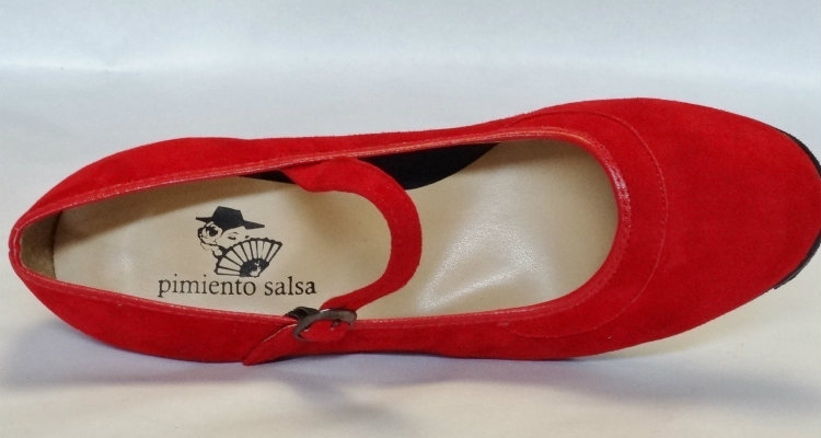 CHAUSSURES FLAMENCO OU SEVILLANE AVEC BRIDE ET CLOUS POLIS – Image 4