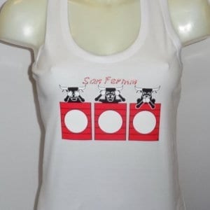 DOS NAGEUR RIEN VOIR EN BLANC SAN FERMIN