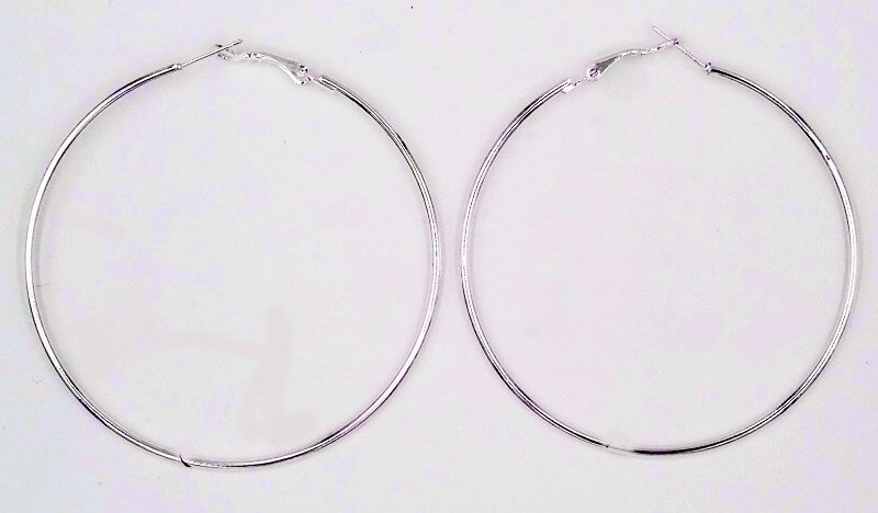 Boucles D'oreilles Creoles Ovales En Or 14K Plaqué - Largeur 4mm, Tailles 30/40/50/60mm - Hypoallergéniques, Légères, Pour Femmes