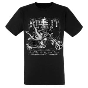 T shirt biker