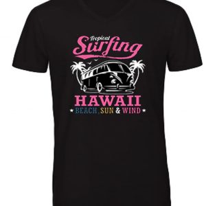 T-shirt surfing combi noir