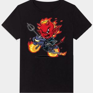 T-shirt Enfant Noir diable
